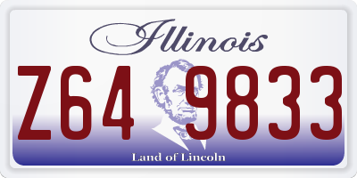 IL license plate Z649833
