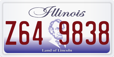 IL license plate Z649838