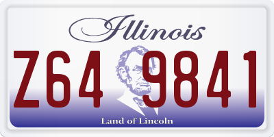 IL license plate Z649841