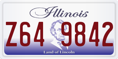 IL license plate Z649842