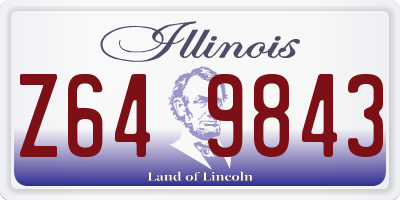 IL license plate Z649843