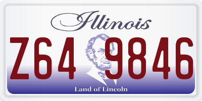 IL license plate Z649846