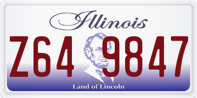 IL license plate Z649847