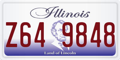 IL license plate Z649848