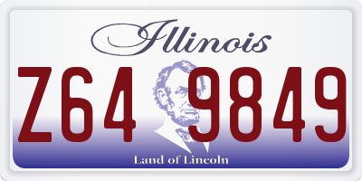 IL license plate Z649849