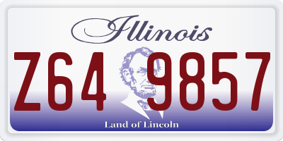 IL license plate Z649857