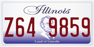 IL license plate Z649859
