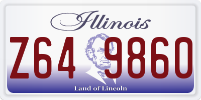 IL license plate Z649860