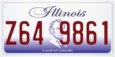 IL license plate Z649861