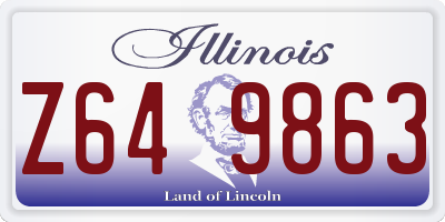 IL license plate Z649863