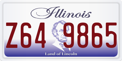 IL license plate Z649865