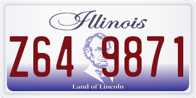 IL license plate Z649871