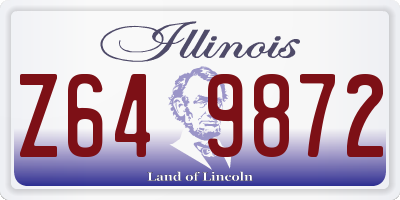 IL license plate Z649872