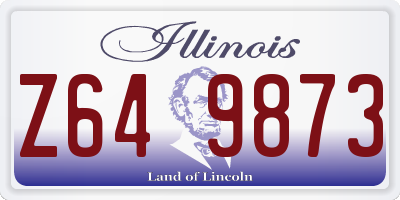 IL license plate Z649873