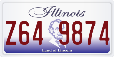 IL license plate Z649874