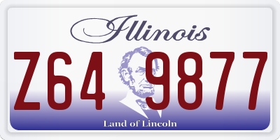 IL license plate Z649877