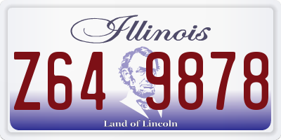 IL license plate Z649878