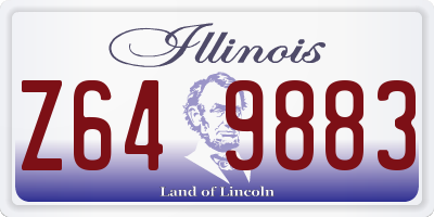 IL license plate Z649883
