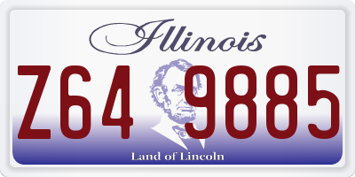 IL license plate Z649885