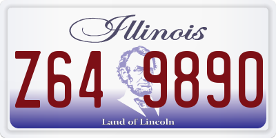IL license plate Z649890