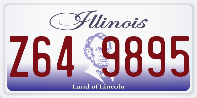 IL license plate Z649895