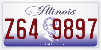 IL license plate Z649897