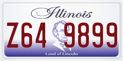 IL license plate Z649899