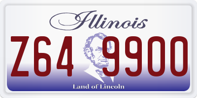 IL license plate Z649900