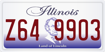 IL license plate Z649903