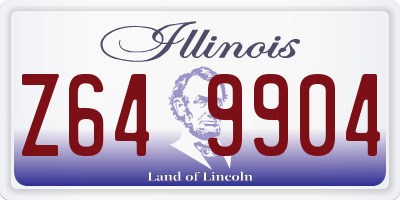 IL license plate Z649904