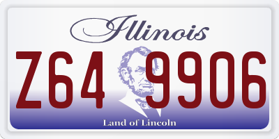 IL license plate Z649906
