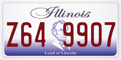 IL license plate Z649907