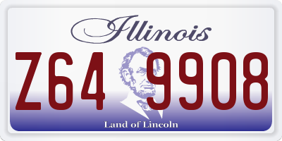 IL license plate Z649908