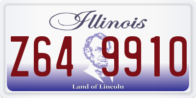 IL license plate Z649910