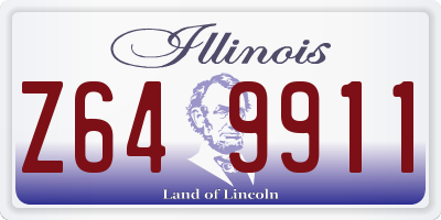 IL license plate Z649911