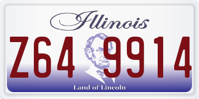 IL license plate Z649914