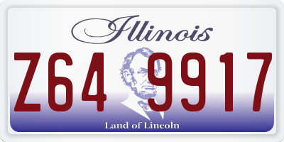 IL license plate Z649917