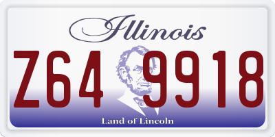 IL license plate Z649918