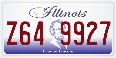 IL license plate Z649927