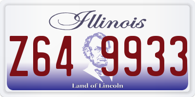 IL license plate Z649933
