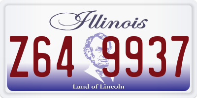 IL license plate Z649937