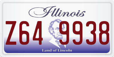 IL license plate Z649938