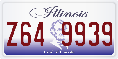 IL license plate Z649939