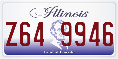IL license plate Z649946