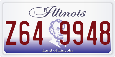 IL license plate Z649948