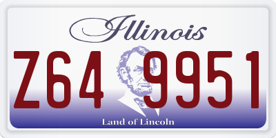 IL license plate Z649951