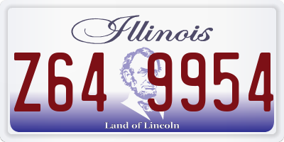 IL license plate Z649954