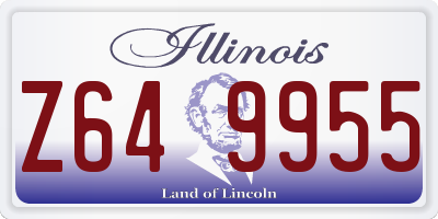 IL license plate Z649955