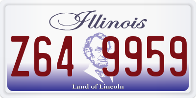 IL license plate Z649959
