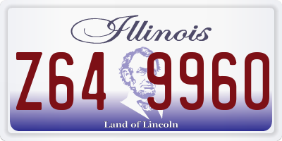 IL license plate Z649960